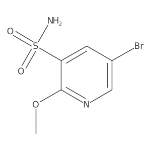 5-Bromo-2-methoxypyridine-3-sulfonamide结构式