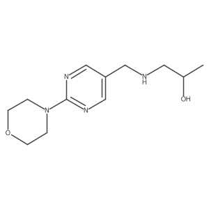 1-(((2-Morpholinopyrimidin-5-yl)methyl)amino)propan-2-ol Structure