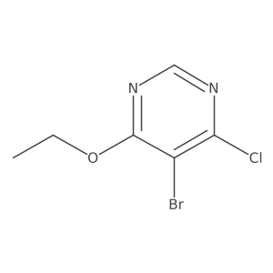5-Bromo-4-chloro-6-ethoxypyrimidine Structure