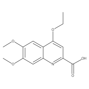 4-Ethoxy-6,7-dimethoxyquinoline-2-carboxylic acid Structure