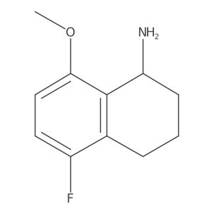 5-Fluoro-8-methoxy-1,2,3,4-tetrahydronaphthalen-1-amine Structure