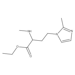 ethyl 4-(2-methyl-1H-imidazol-1-yl)-2-(methylamino)butanoate Structure