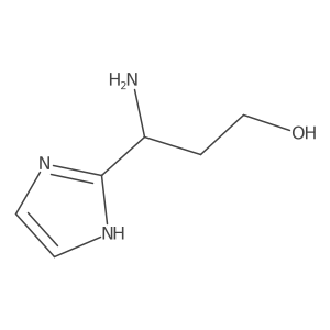 (3R)-3-Amino-3-(1H-imidazol-2-yl)propan-1-ol Structure