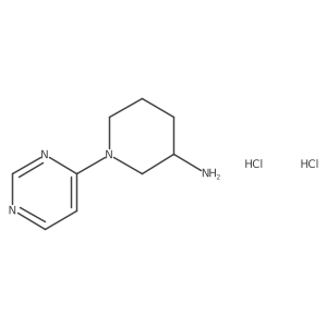 1-(Pyrimidin-4-yl)piperidin-3-amine dihydrochloride Structure