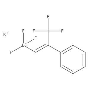 Trifluoro(3,3,3-trifluoro-2-phenylprop-1-en-1-yl)borate Structure