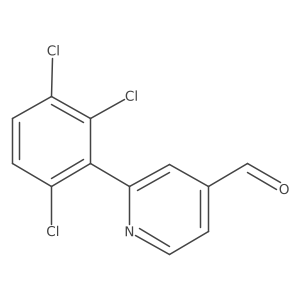 2-(2,3,6-Trichlorophenyl)isonicotinaldehyde结构式