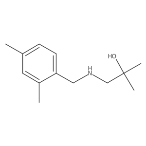 1-{[(2,4-Dimethylphenyl)methyl]amino}-2-methylpropan-2-ol Structure