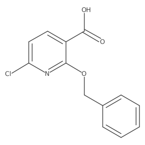 2-(Benzyloxy)-6-chloropyridine-3-carboxylic acid结构式
