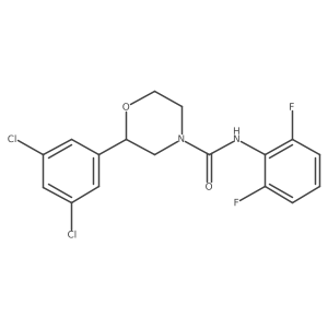 2-(3,5-dichlorophenyl)-N-(2,6-difluorophenyl)morpholine-4-carboxamide Structure