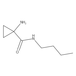 1-amino-N-butylcyclopropane-1-carboxamide Structure
