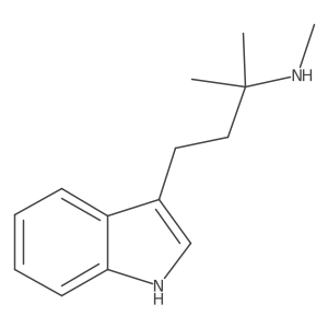 [4-(1H-indol-3-yl)-2-methylbutan-2-yl](methyl)amine Structure