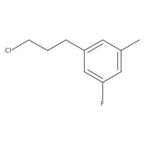3-(3-Chloropropyl)-5-fluorotoluene结构式