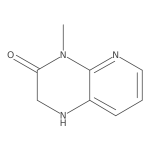4-Methyl-1,2-dihydropyrido[2,3-b]pyrazin-3(4H)-one结构式