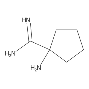 1-Aminocyclopentane-1-carboximidamide Structure