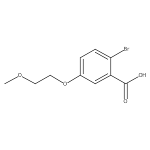 2-Bromo-5-(2-methoxyethoxy)benzoic acid结构式