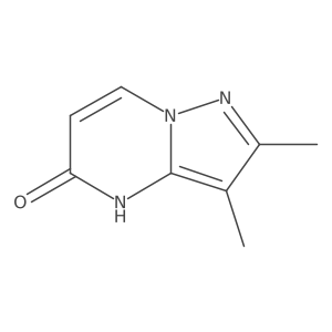 2,3-dimethyl-4H,5H-pyrazolo[1,5-a]pyrimidin-5-one结构式