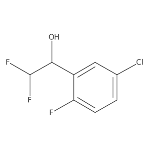 1-(5-Chloro-2-fluorophenyl)-2,2-difluoroethan-1-ol Structure