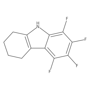 Tetrafluorotetrahydrocarbazole Structure