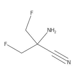 2-Amino-3-fluoro-2-(fluoromethyl)propanenitrile Structure