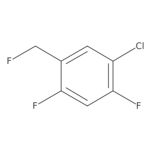 1-Chloro-2,4-difluoro-5-(fluoromethyl)benzene Structure