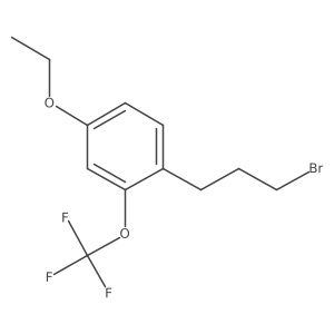 1-(3-Bromopropyl)-4-ethoxy-2-(trifluoromethoxy)benzene Structure
