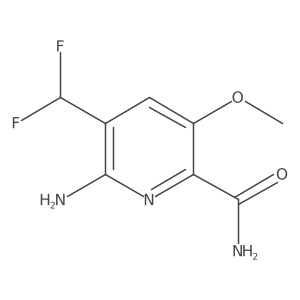 6-Amino-5-(difluoromethyl)-3-methoxypicolinamide Structure