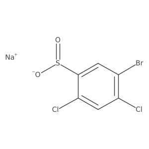 Sodium 5-bromo-2,4-dichlorobenzene-1-sulfinate Structure