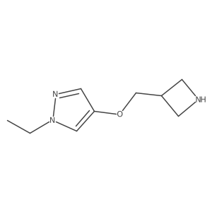4-[(azetidin-3-yl)methoxy]-1-ethyl-1H-pyrazole Structure