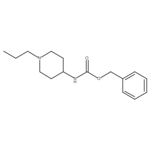 Benzyl (1-propylpiperidin-4-yl)carbamate结构式