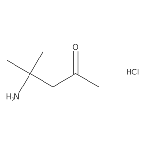 Diacetonamine hydrochloride Structure