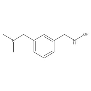 ({3-[(Hydroxyamino)methyl]phenyl}methyl)dimethylamine Structure