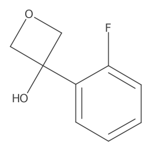 3-(2-Fluorophenyl)oxetan-3-ol Structure