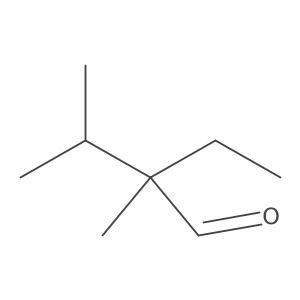 2-Ethyl-2,3-dimethylbutanal Structure