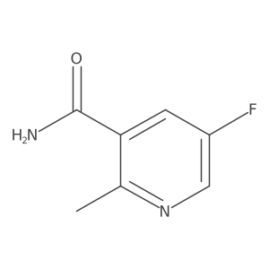 5-Fluoro-2-methylnicotinamide Structure