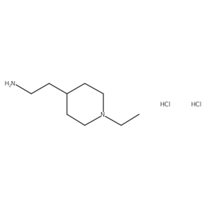 2-(1-Ethylpiperidin-4-yl)ethanamine dihydrochloride Structure