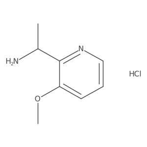 (S)-1-(3-Methoxypyridin-2-YL)ethanamine hcl Structure
