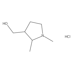 [(2R,3R)-1,2-dimethylpyrrolidin-3-yl]methanol hydrochloride结构式