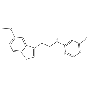 N-(6-Chloro-4-pyrimidinyl)-5-methoxy-1H-indole-3-ethanamine Structure