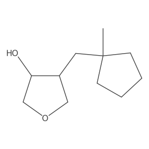 4-[(1-Methylcyclopentyl)methyl]oxolan-3-ol Structure