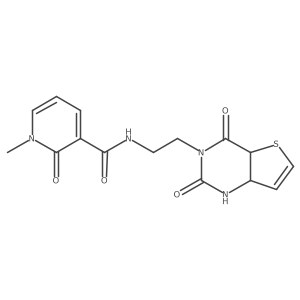 N-[2-(2,4-dioxo-4a,7a-dihydro-1H-thieno[3,2-d]pyrimidin-3-yl)ethyl]-1-methyl-2-oxopyridine-3-carboxamide Structure