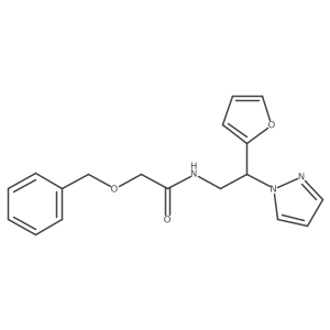 2-(benzyloxy)-N-(2-(furan-2-yl)-2-(1H-pyrazol-1-yl)ethyl)acetamide Structure