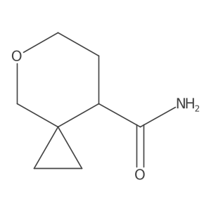 5-Oxaspiro[2.5]octane-8-carboxamide结构式
