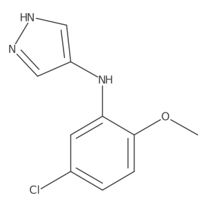 N-(5-Chloro-2-methoxyphenyl)-1H-pyrazol-4-amine Structure