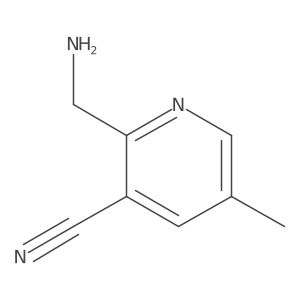 2-(Aminomethyl)-5-methylnicotinonitrile结构式