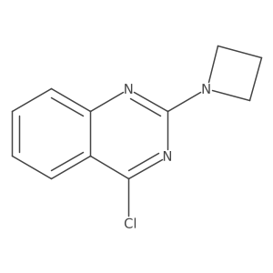 2-(Azetidin-1-yl)-4-chloroquinazoline Structure