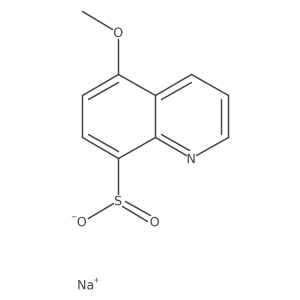 Sodium 5-methoxyquinoline-8-sulfinate结构式