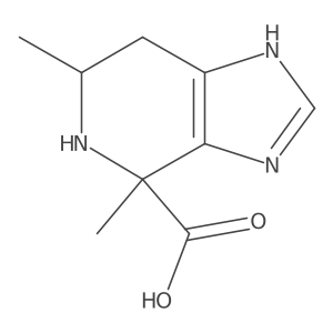 4,6-dimethyl-3H,4H,5H,6H,7H-imidazo[4,5-c]pyridine-4-carboxylic acid结构式
