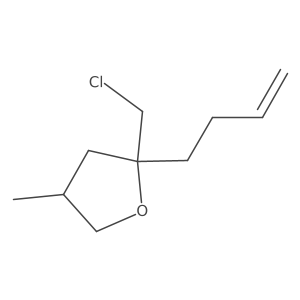 2-(But-3-en-1-yl)-2-(chloromethyl)-4-methyloxolane Structure