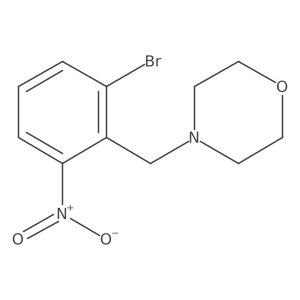 4-[(2-Bromo-6-nitrophenyl)methyl]morpholine结构式