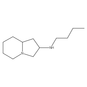 N-butyl-octahydroindolizin-2-amine结构式